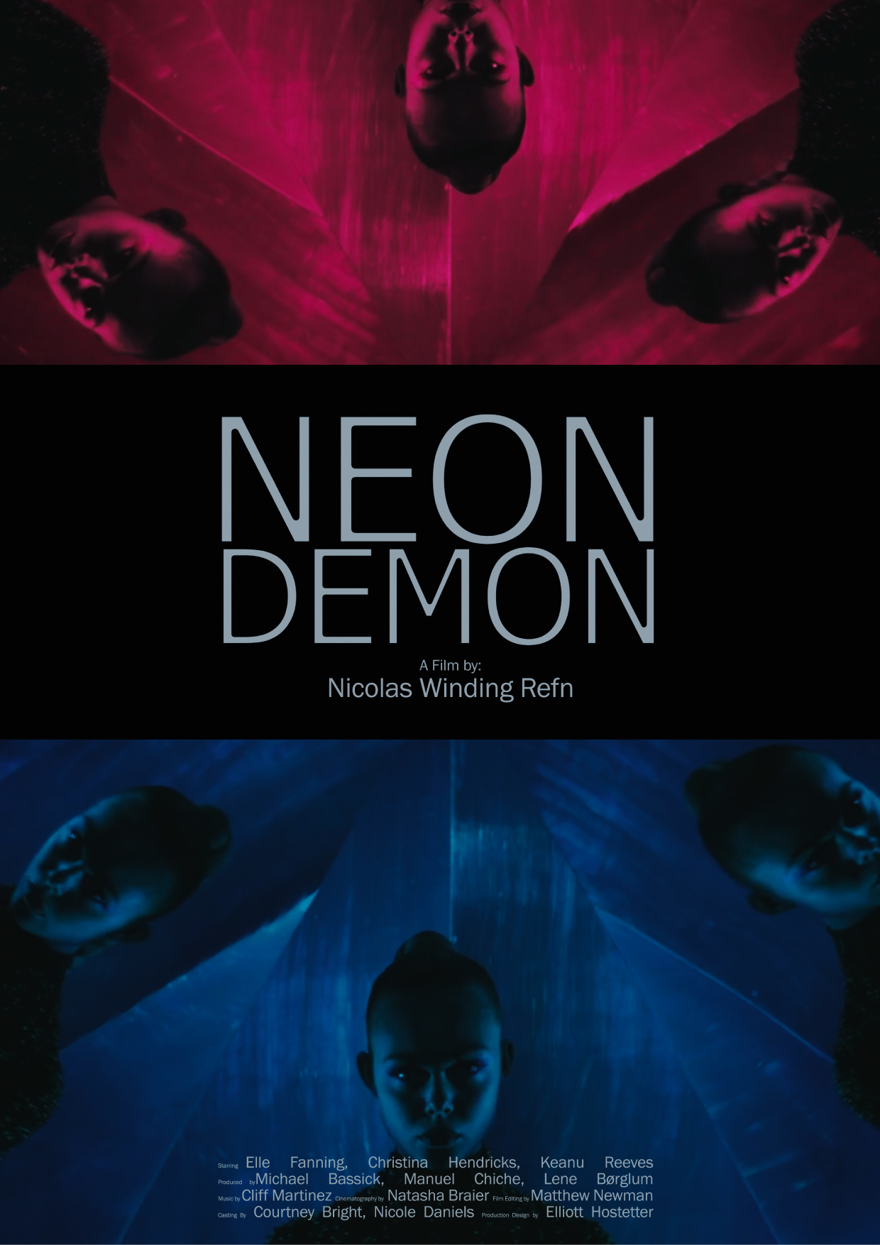 Neon Demon Experimental Film Poster پوستر تجربی فیلم Neon Demon